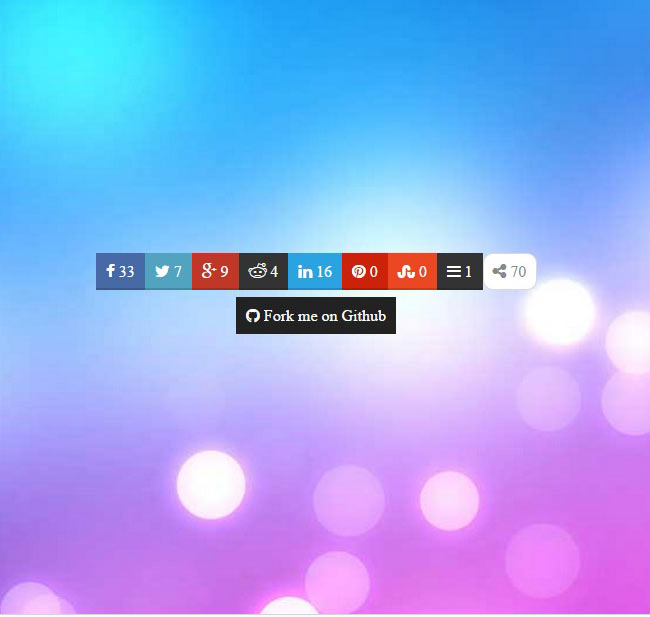 BachorsShare - Awesome Social Media Share Button With Share Count