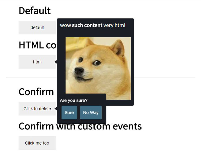 Darktooltip - Simple customizable tooltip with confirm option and 3d effects
