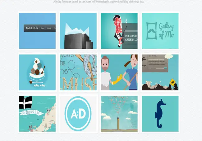 Direction - CSS3 and jQuery Aware Image Hover Effect