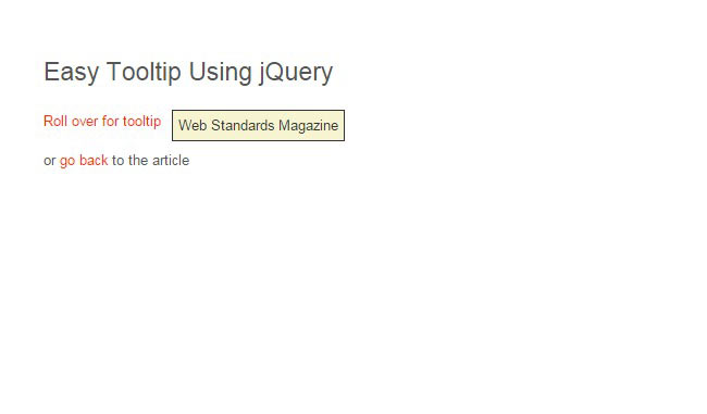 Easiest - Rollover jQuery Plugin