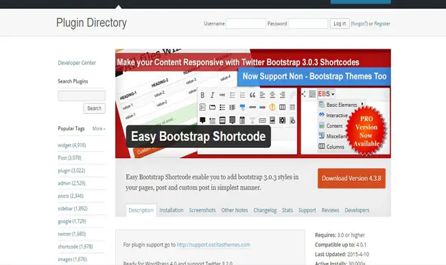 Easy Bootstrap Shortcodes wordpress Plugin Free
