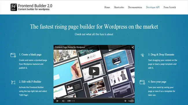 Frontend Builder - WordPress Content Assembler without any code