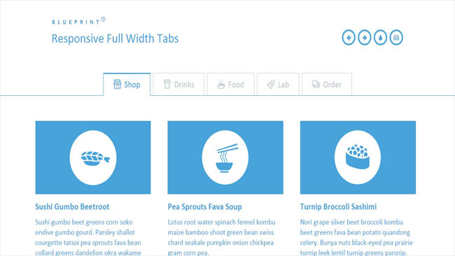 Full Width Tabs - Simple jQuery Tab Plugin