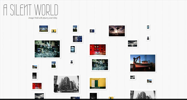 Image Wall - Creative image wall with jQuery 