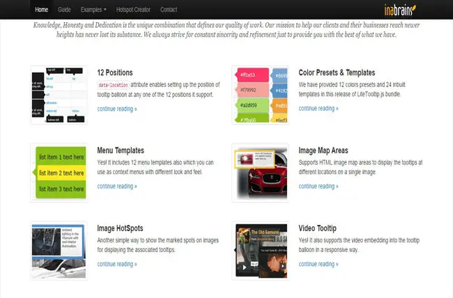 Lite Tooltip - jQuery Simple Responsive Plugin