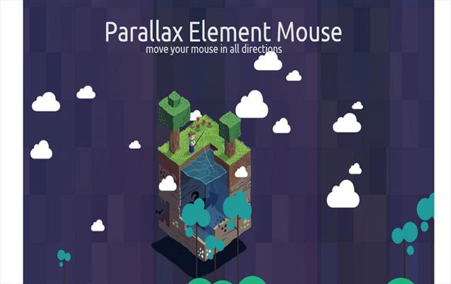 Mouse - Parallax animation Element on mouse movement