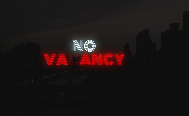 Novacancy.js - Free text neon golden effect JS plugin