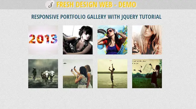 Portfolio hover - jquery beautiful responsive portfolio hover img gallery
