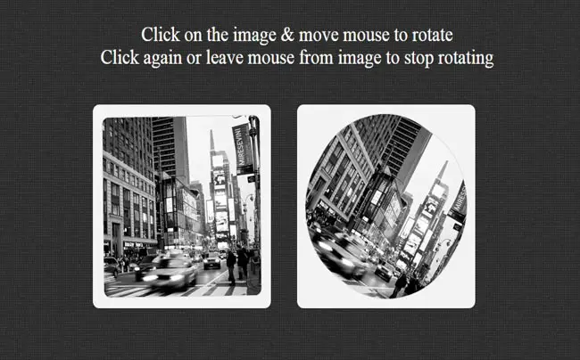 Rotating Image - Simple jQuery Image Hover