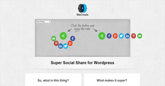 Super Social - Social plugin wordpress