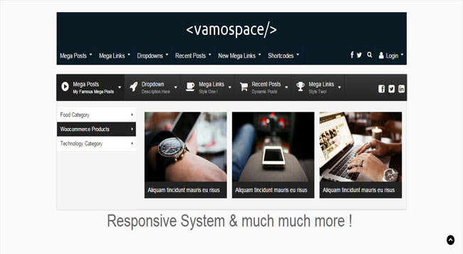 Suppamenu - Suitable All Purpose WordPress Menus