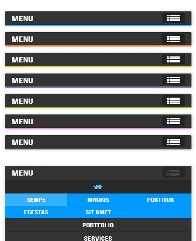 Talos - jQuery Animated Horizontal Submenu Plugin 