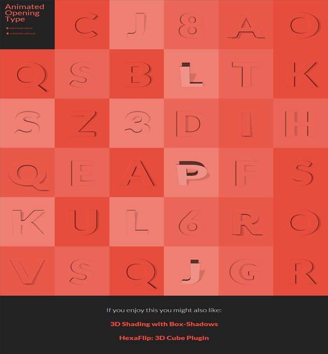 Typo Text - Free Animated Opening Type jQuery text Plugin