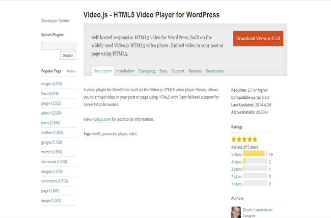 VideoJS WordPress Plugin