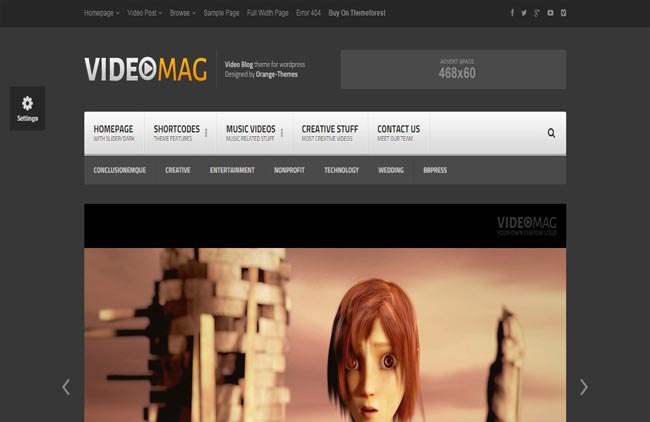 VideoMag - Responsive Powerful Video Site Template