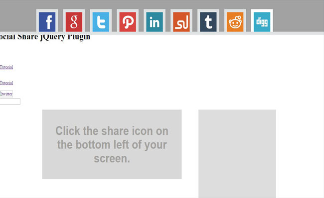 Voidtricks Share - Flati jQuery Social Share Plugin