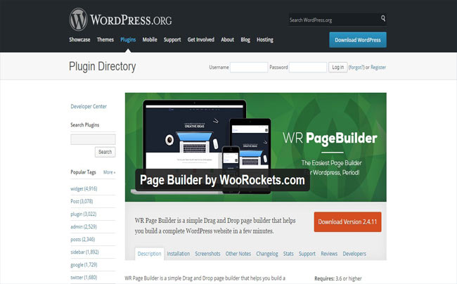 WR Page Builder - Build Free Complete WordPress Website