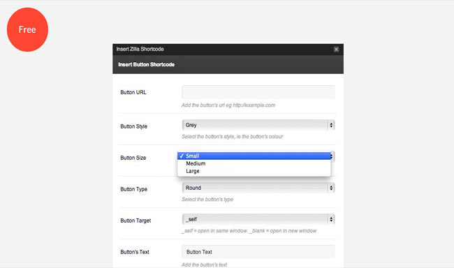 Zilla Shortcode - Sweet and Simple Free Shortcode Generator Plugin