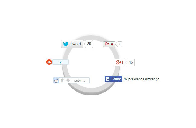 Zoom Out Share - Social Plugin jQuery