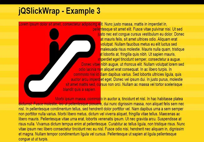 jQSlickWrap - jQuery content wrapper