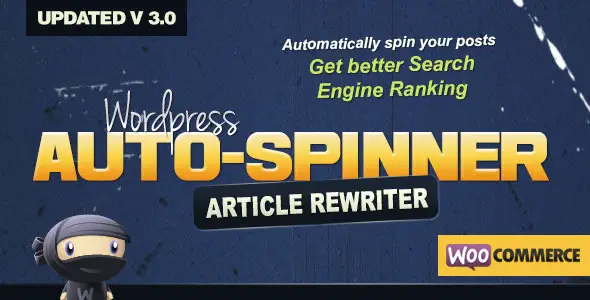 Auto Spinner - WordPress Articles Rewriter SEO Plugin