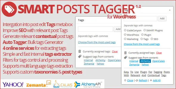 Smart Posts Tagger - Generating Tags Plugin for Posts much easier 