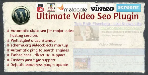 Ultimate Video SEO - Multiple sitemaps for larger video sites plugin