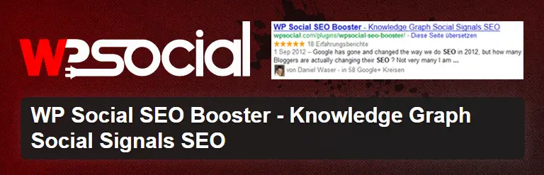 WP Social SEO - Knowledge Graph Social Signals Booster SEO Plugin
