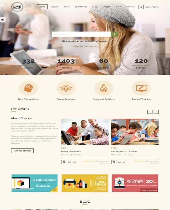 LMS - WordPress Learning Management System Theme