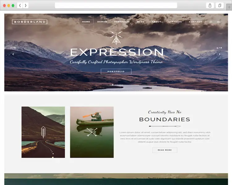 Borderland - A Daring Vintage Design Multi-Concept Theme