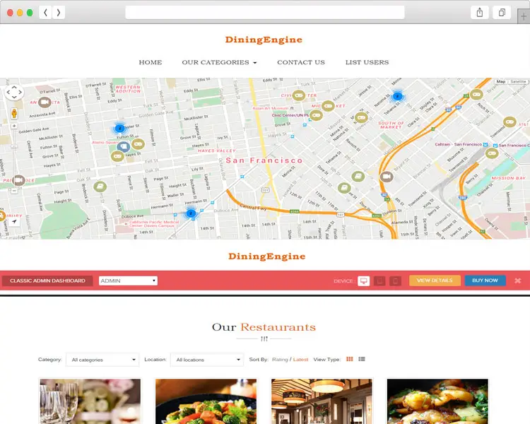 DiningEngine - Most powerful & highly customizable WordPress Theme