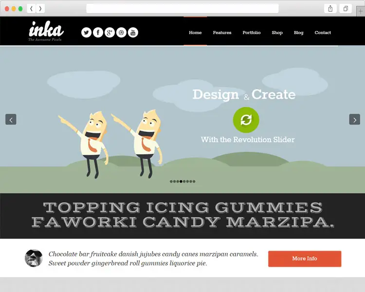 Retro WordPress Theme