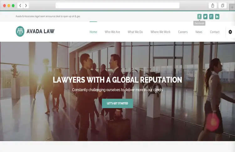 Avada - Responsive Multi-Purpose and Lawyers Theme 