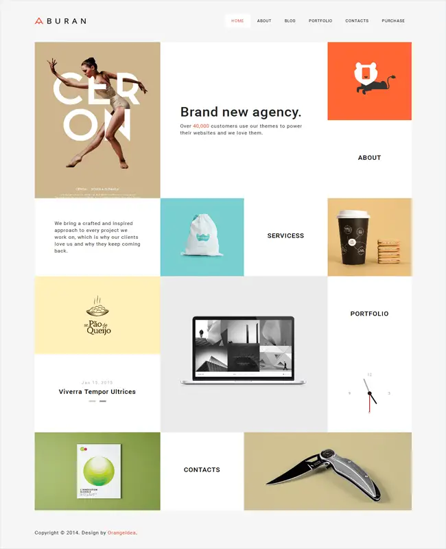BURAN - WordPress Smart Portfolio and Business Theme