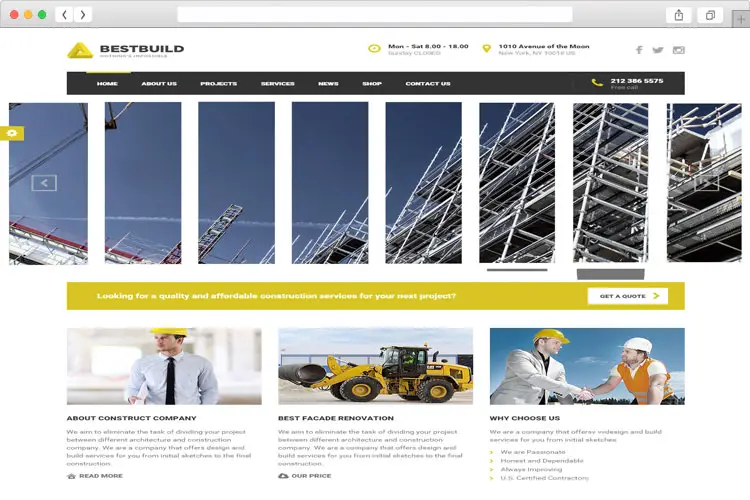 BestBuild - Construction, Building & Architecture WP Theme