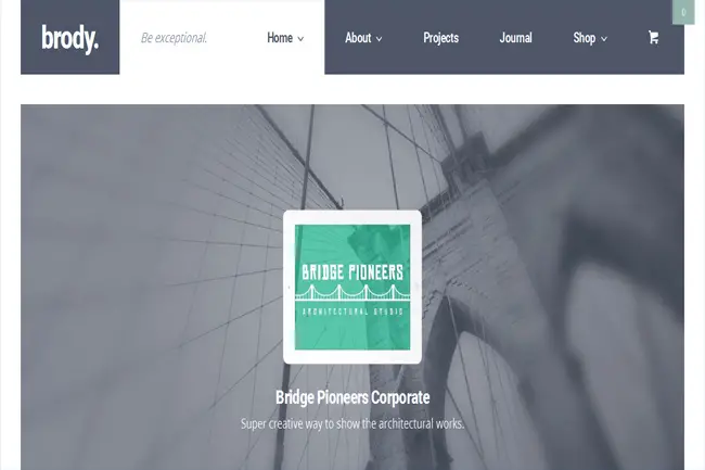 Brody - Photographers Agency & Portfolio WordPress Theme