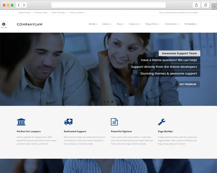 CompanyLaw - WordPress Theme Lawyer & Attorney 