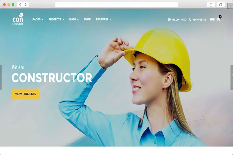 Constructor - Construction Company Theme