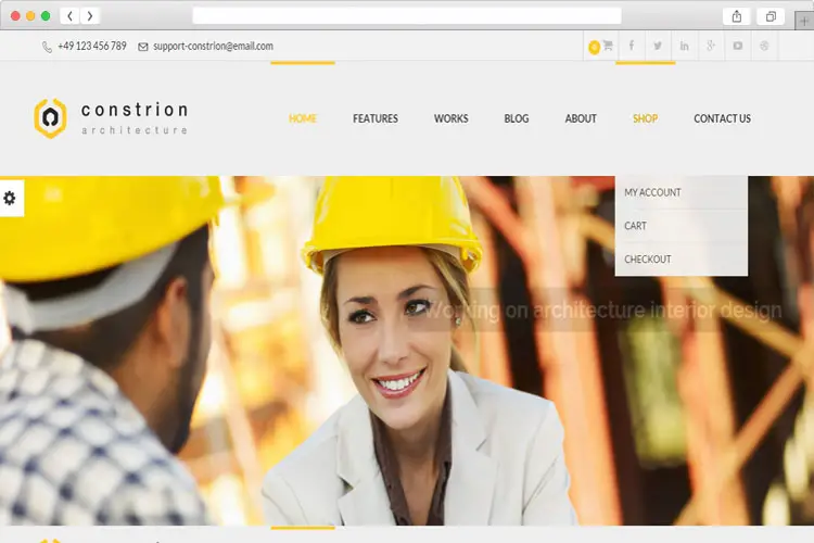 Constrion - Construction and Builder Business WP Theme