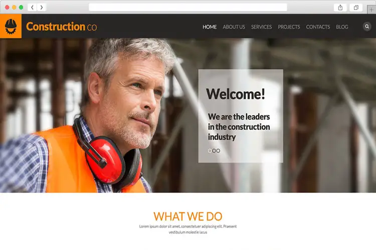 Construction Co. - Construction Business WordPress Theme