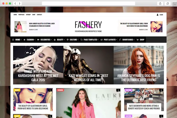 Fashery - Best WordPress Theme for Fashion/Magazine 