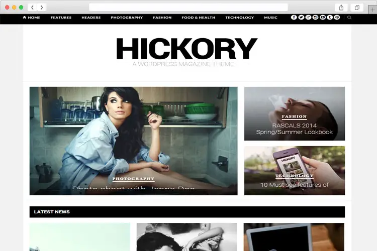 Hickory - Best Magazine & Blog Theme