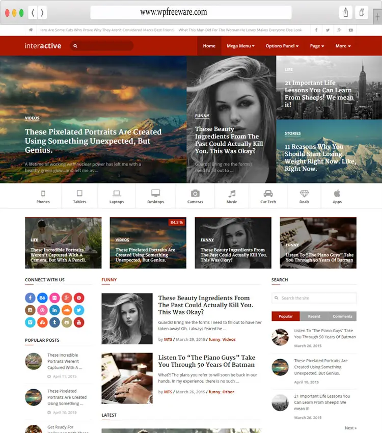 Interactive - Magazine & News Theme for WordPress