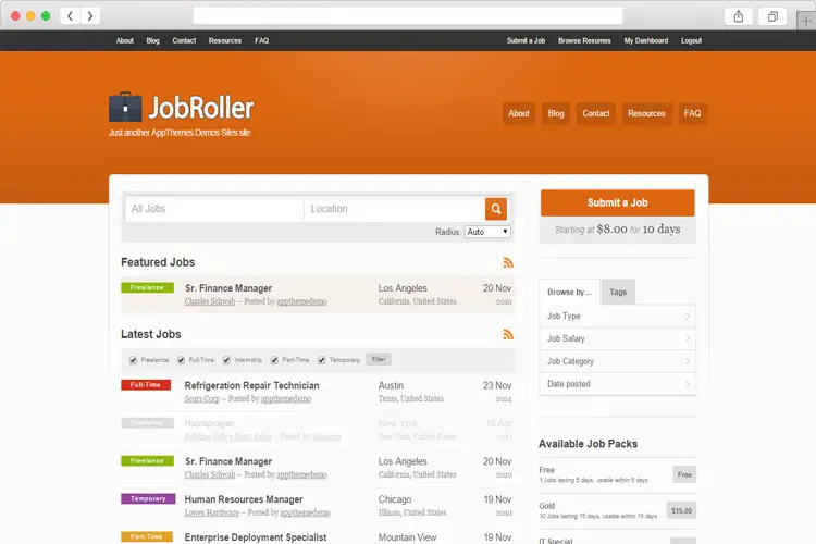JobRoller - Best job portal WordPress theme