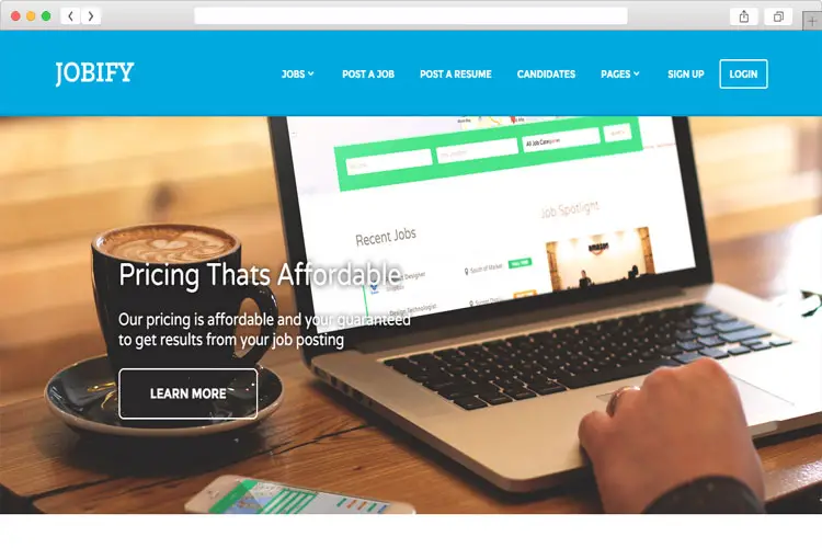 Jobify - Elegant and Clean WordPress Job Theme