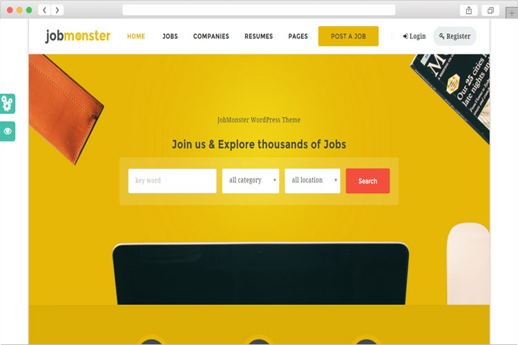 Jobmonster - Creative Job Board WordPress Theme