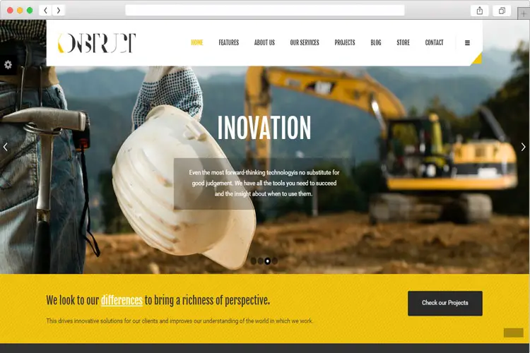 Konstruct – Building Construction & Business WordPress Theme
