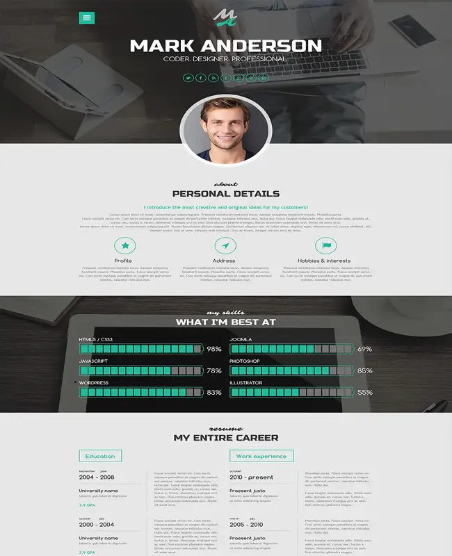 MA - WordPress HighClass Portfolio Theme
