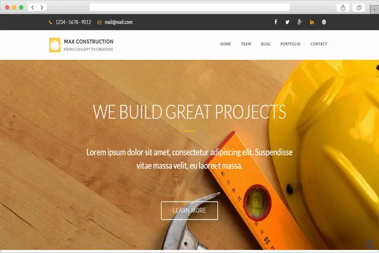Max Construction - Professional Layers Construction Theme