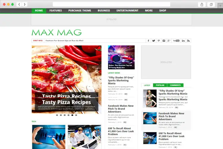 Max Mag - Professional NewsPaper WordPress Theme